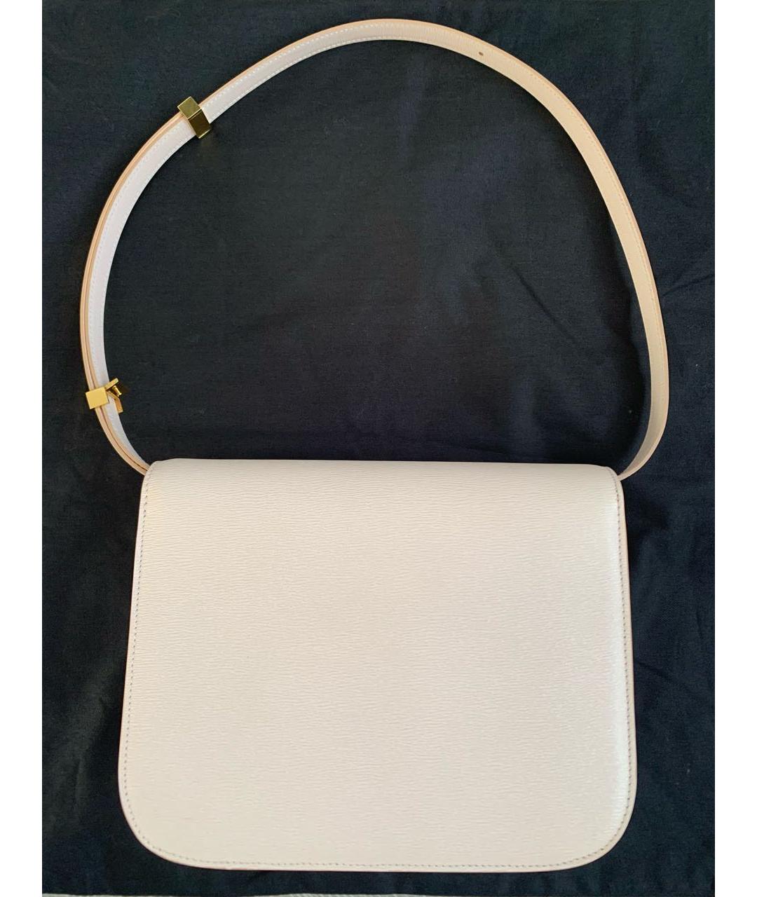 CELINE Розовая кожаная сумка через плечо, фото 3