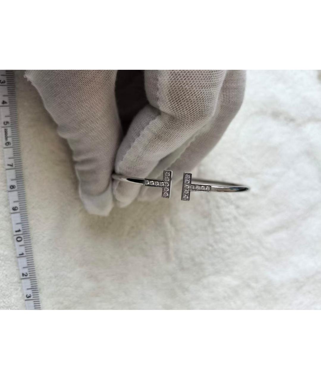 TIFFANY&CO Серебрянный браслет из белого золота, фото 2