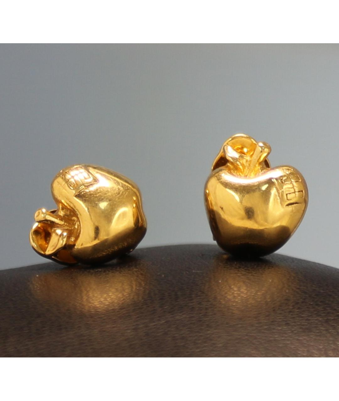 GIVENCHY Золотые позолоченные клипсы, фото 3