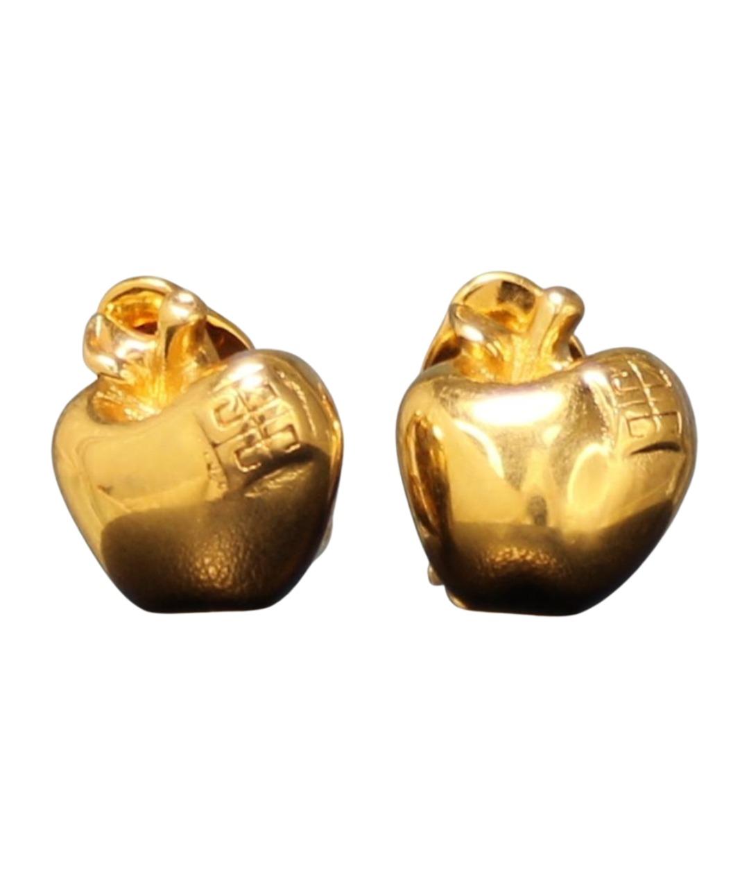 GIVENCHY Золотые позолоченные клипсы, фото 1