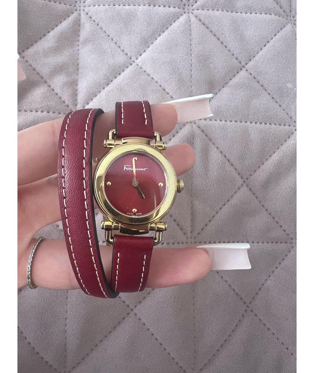 FERRAGAMO Часы из желтого золота, фото 4