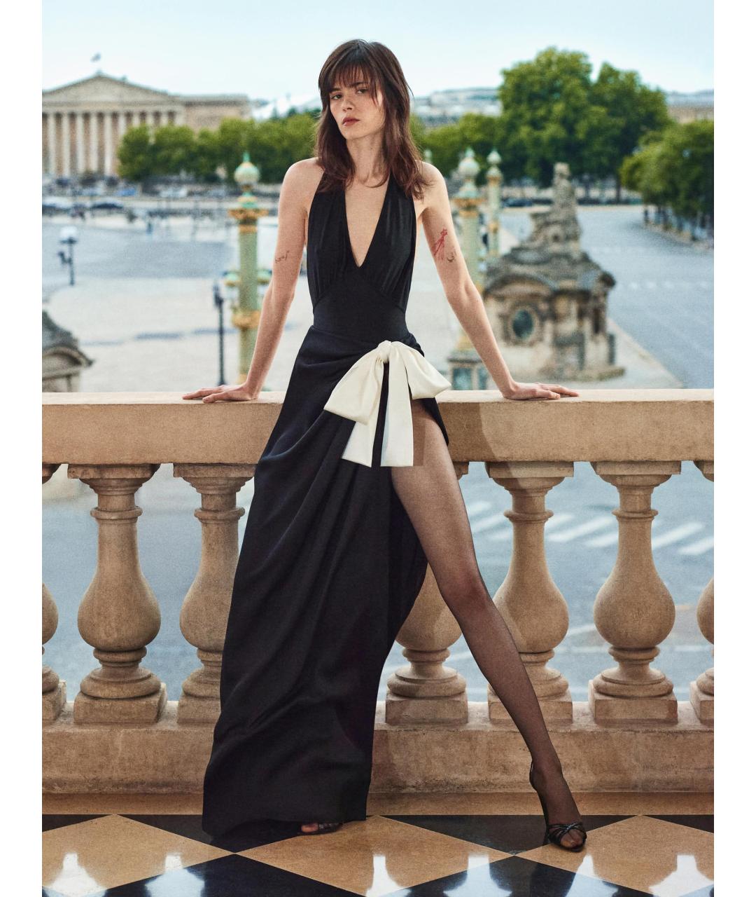 SAINT LAURENT Черный полиамидовый купальник, фото 2