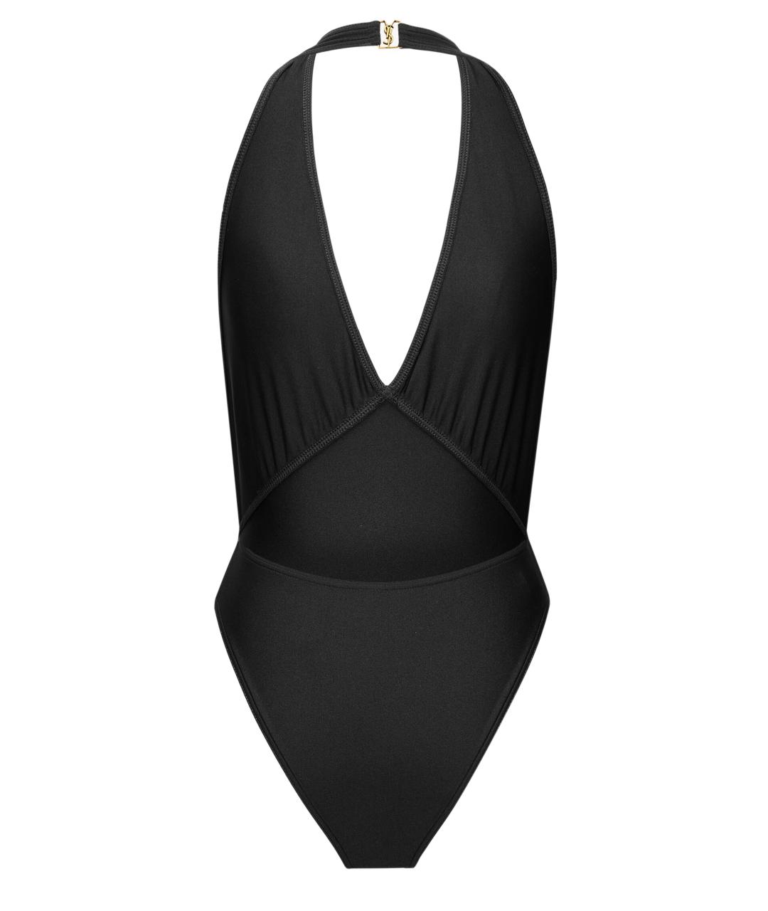 SAINT LAURENT Черный полиамидовый купальник, фото 3