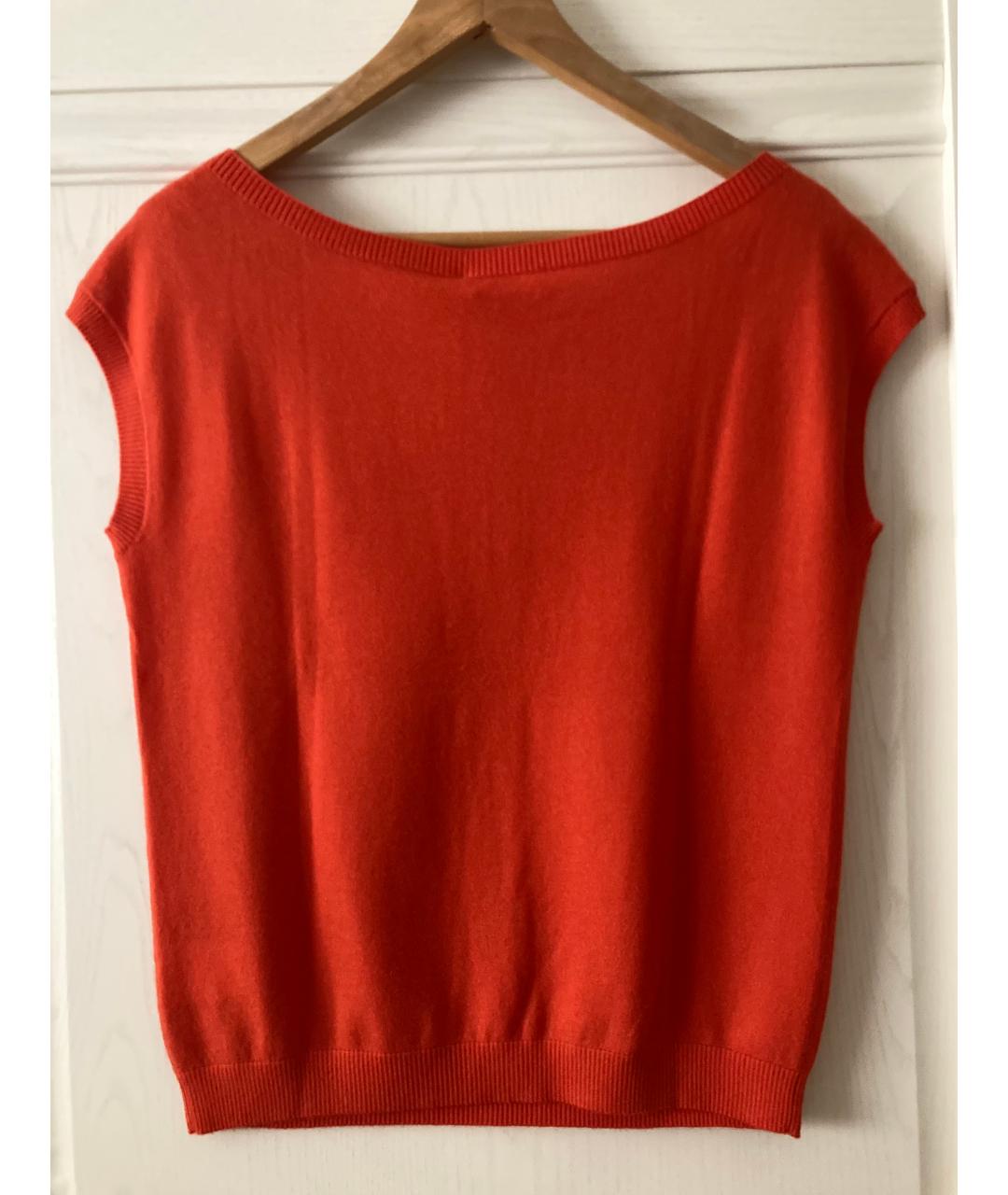 TORY BURCH Оранжевый кашемировый джемпер / свитер, фото 2