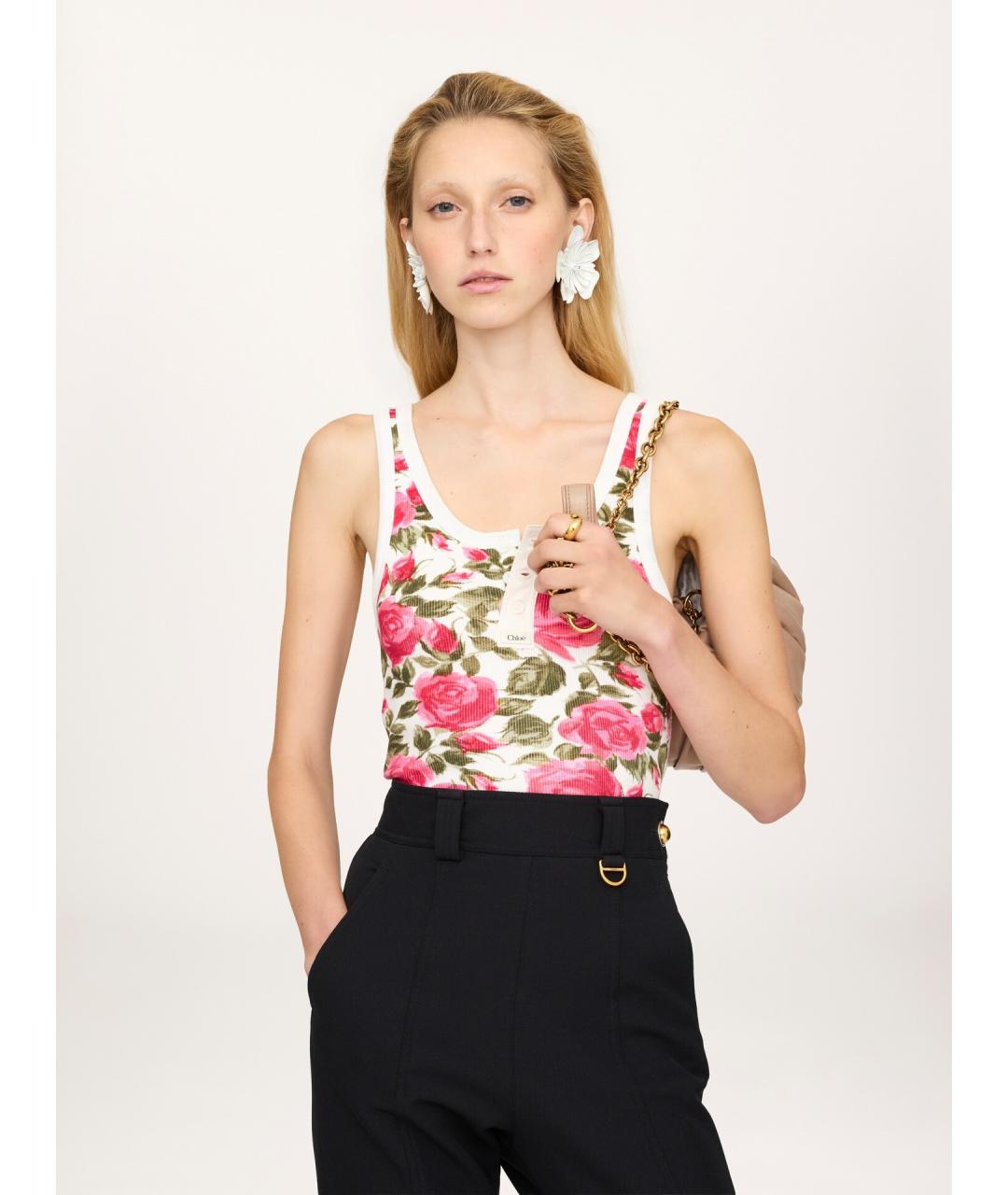 CHLOE Мульти хлопковая майка, фото 3