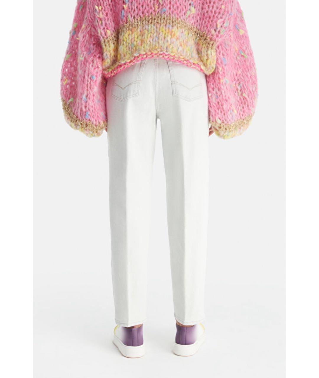 PESERICO Серые хлопковые прямые джинсы, фото 4