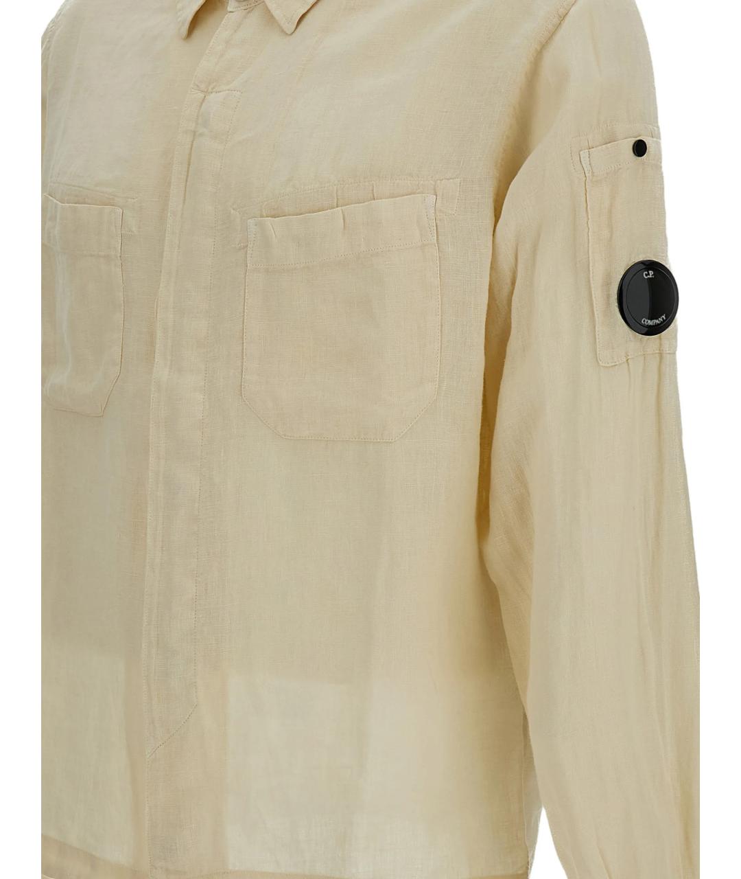 CP COMPANY Льняная кэжуал рубашка, фото 3