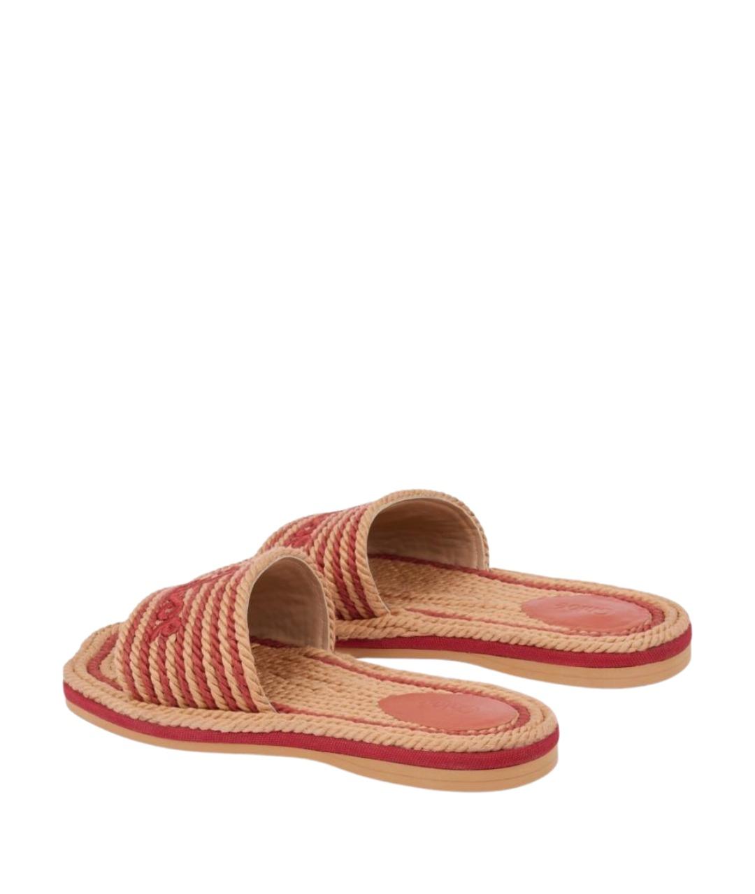 CHLOE Мульти текстильные босоножки, фото 5