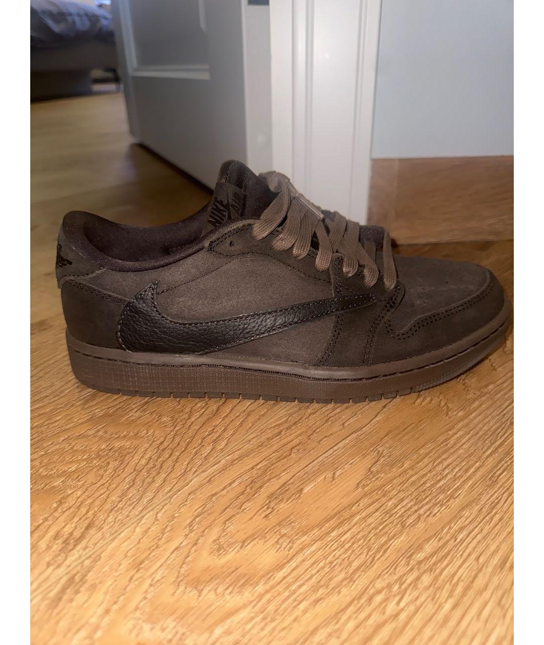 TRAVIS SCOTT Коричневые замшевые кроссовки, фото 5