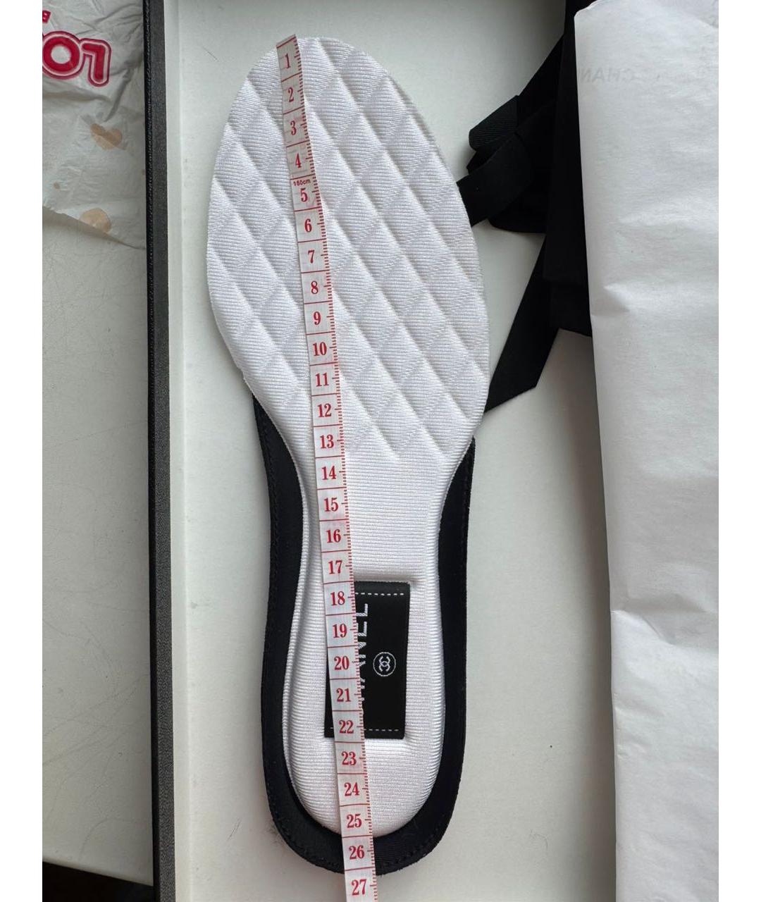 CHANEL Белые кожаные кеды, фото 6