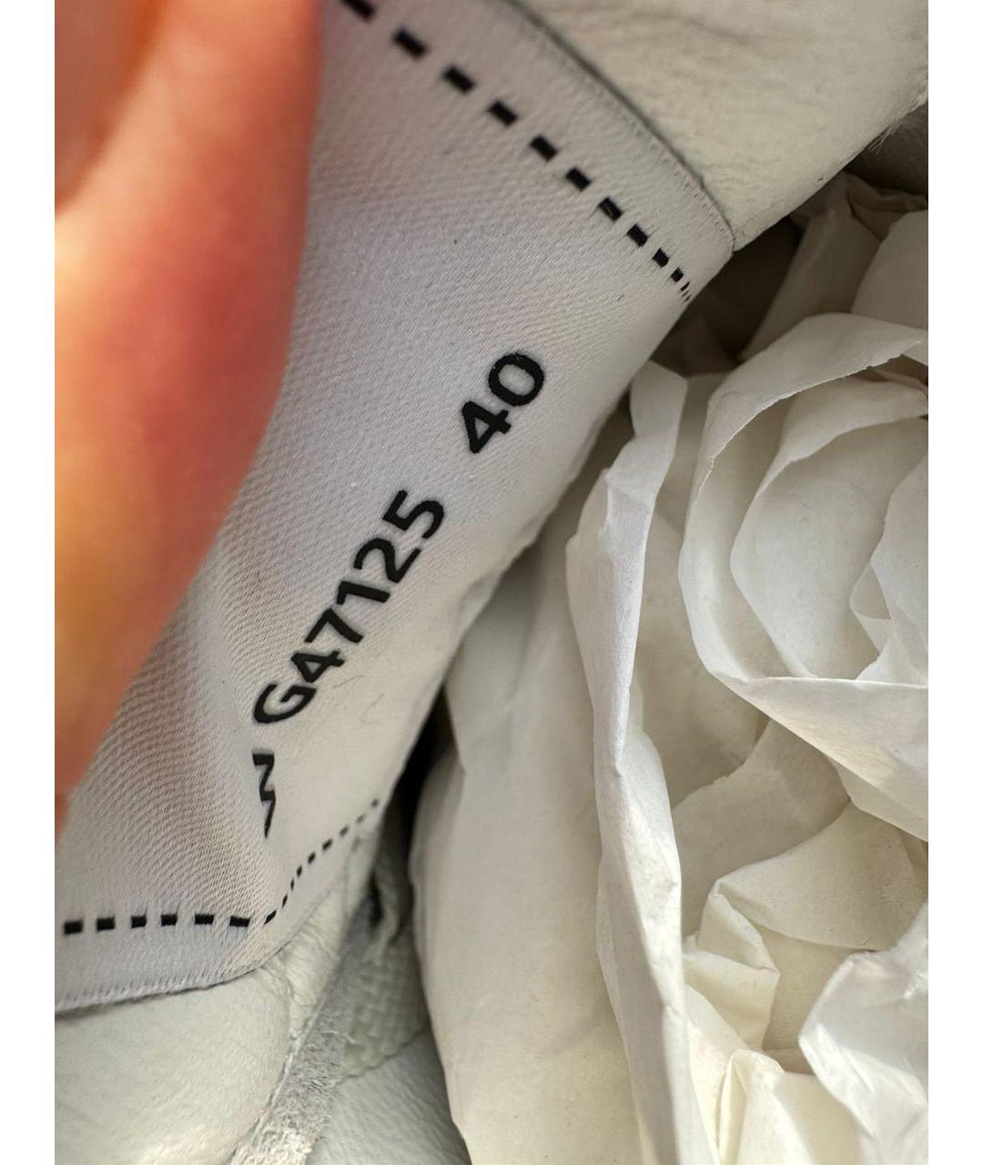 CHANEL Белые кожаные кеды, фото 5