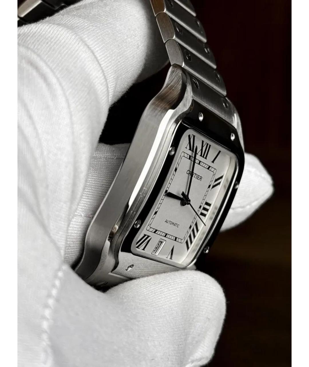 CARTIER Белые часы, фото 3