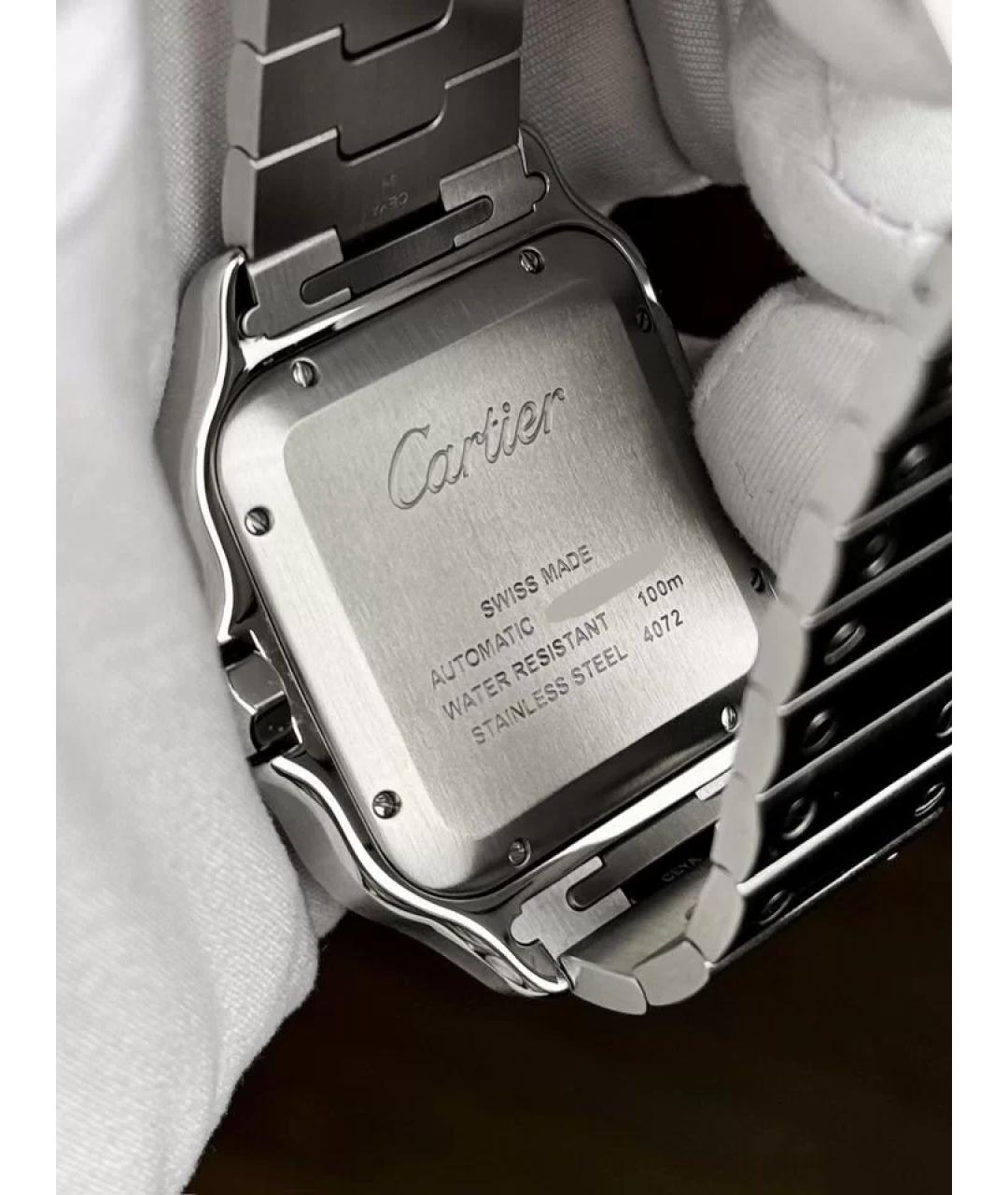 CARTIER Белые часы, фото 5