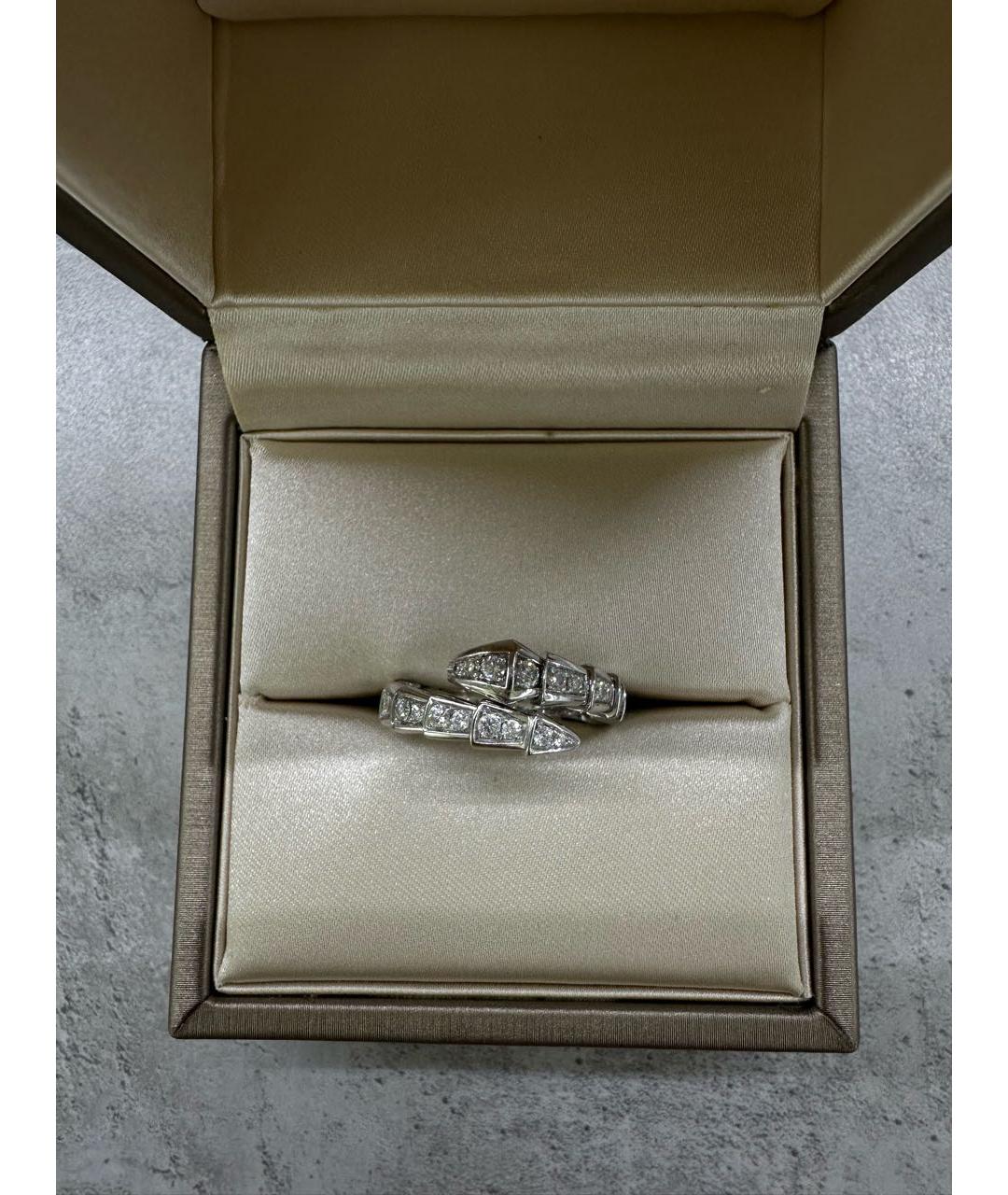 BVLGARI Серебряное кольцо из белого золота, фото 3
