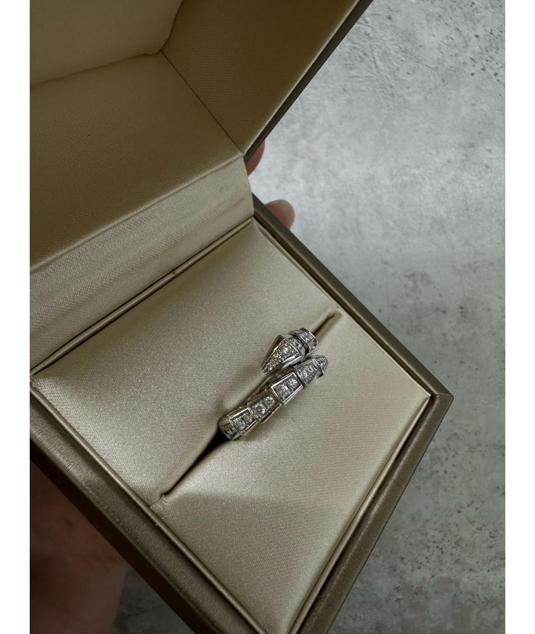 BVLGARI Серебряное кольцо из белого золота, фото 2