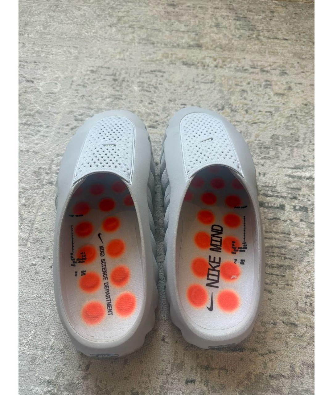 NIKE Серые шлепанцы, фото 4