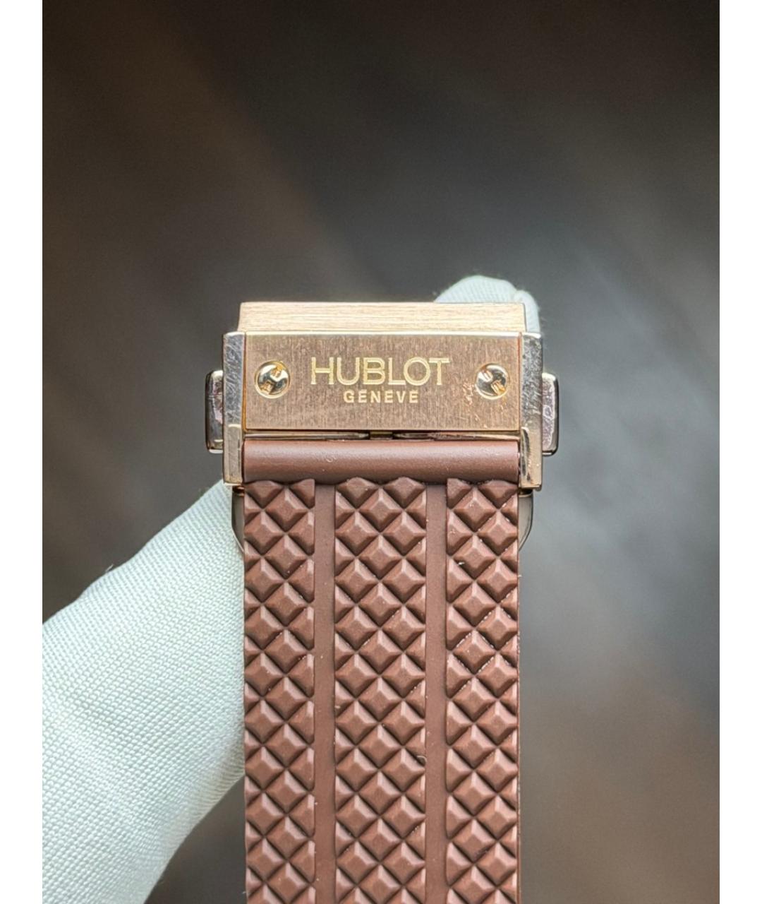 HUBLOT Горчичные часы из розового золота, фото 9
