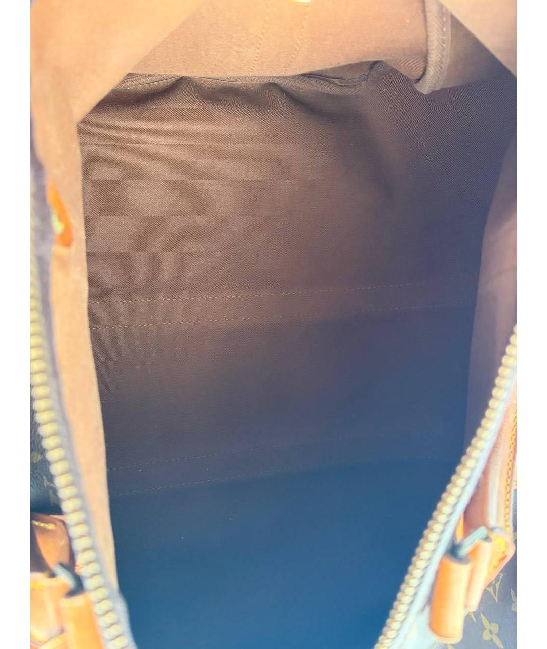 LOUIS VUITTON Коричневая сумка с короткими ручками, фото 5