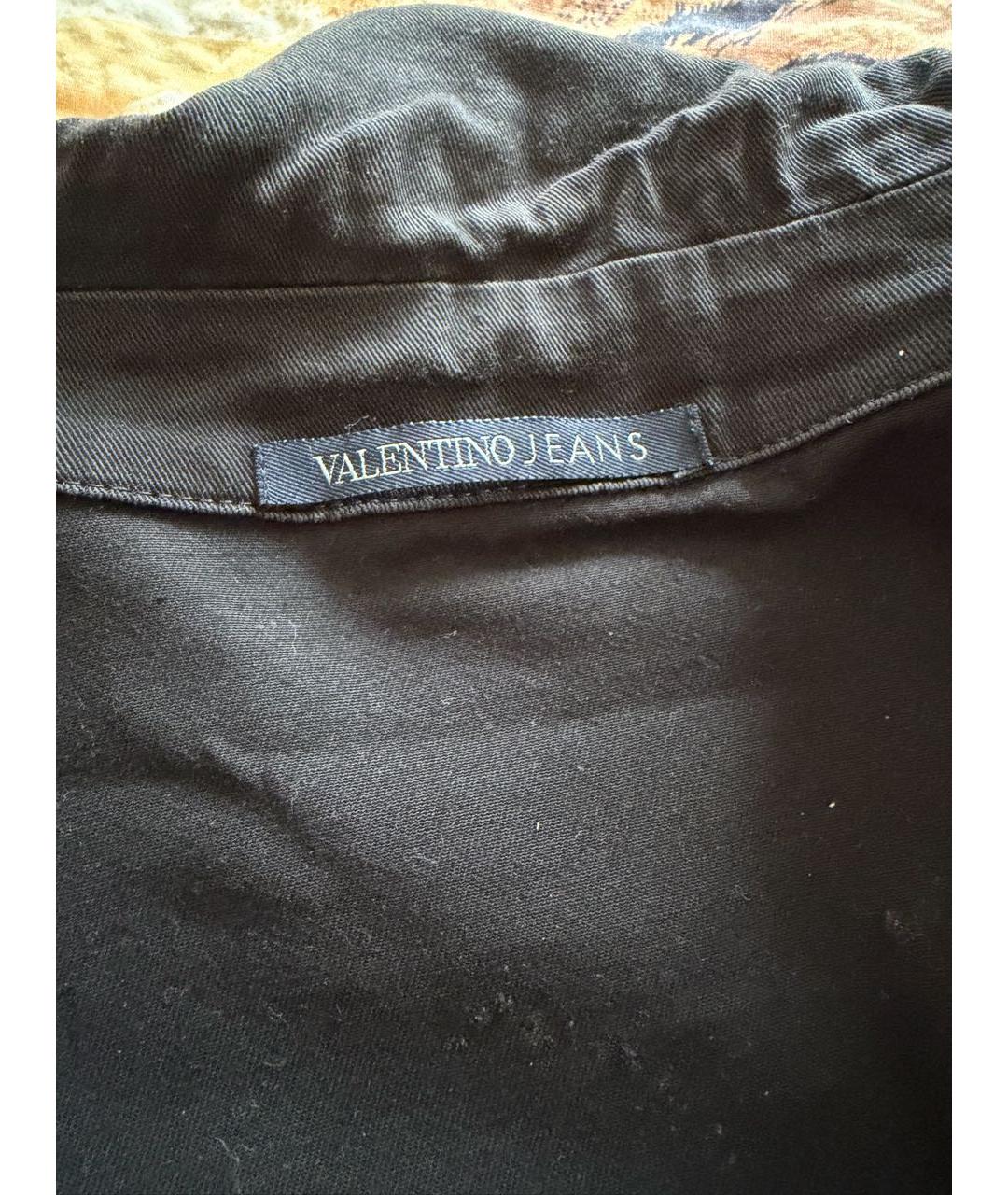 VALENTINO Черная хлопковая куртка, фото 3