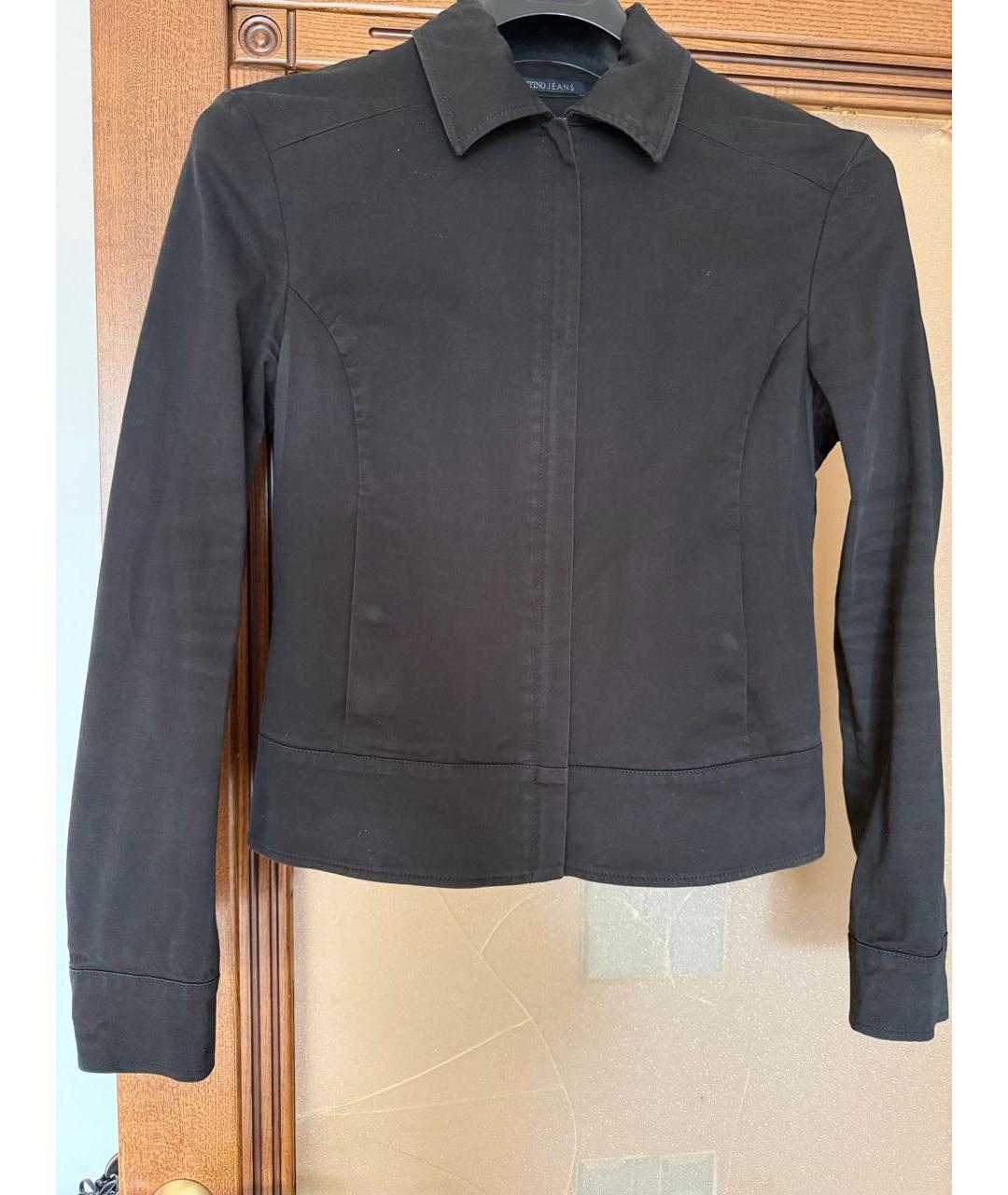 VALENTINO Черная хлопковая куртка, фото 9