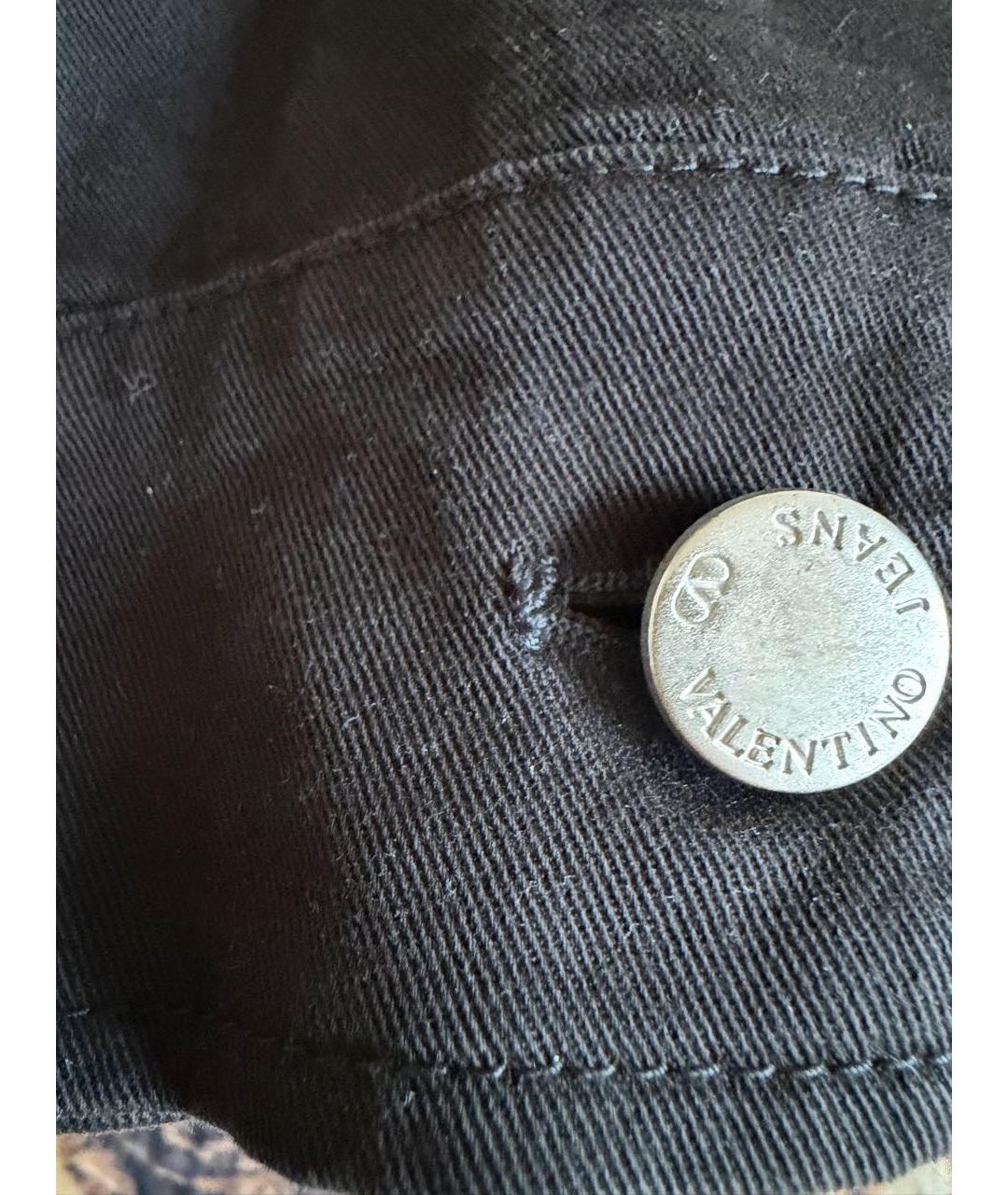 VALENTINO Черная хлопковая куртка, фото 7