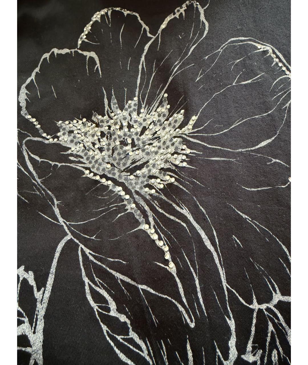 VALENTINO Черная хлопковая куртка, фото 8