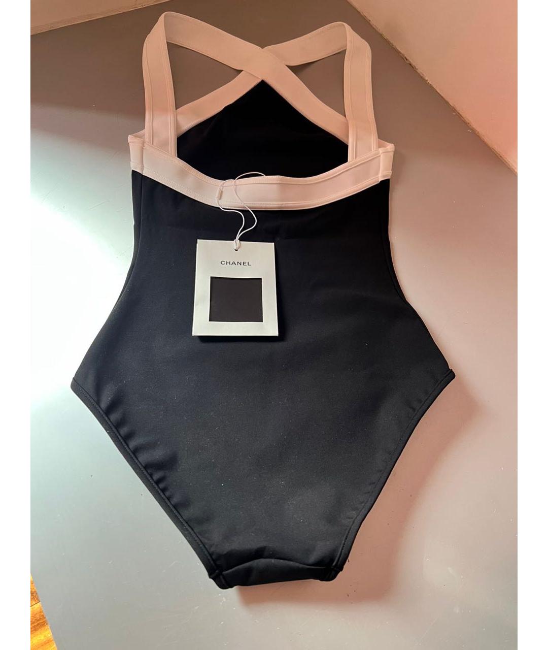 CHANEL Черный купальник, фото 4
