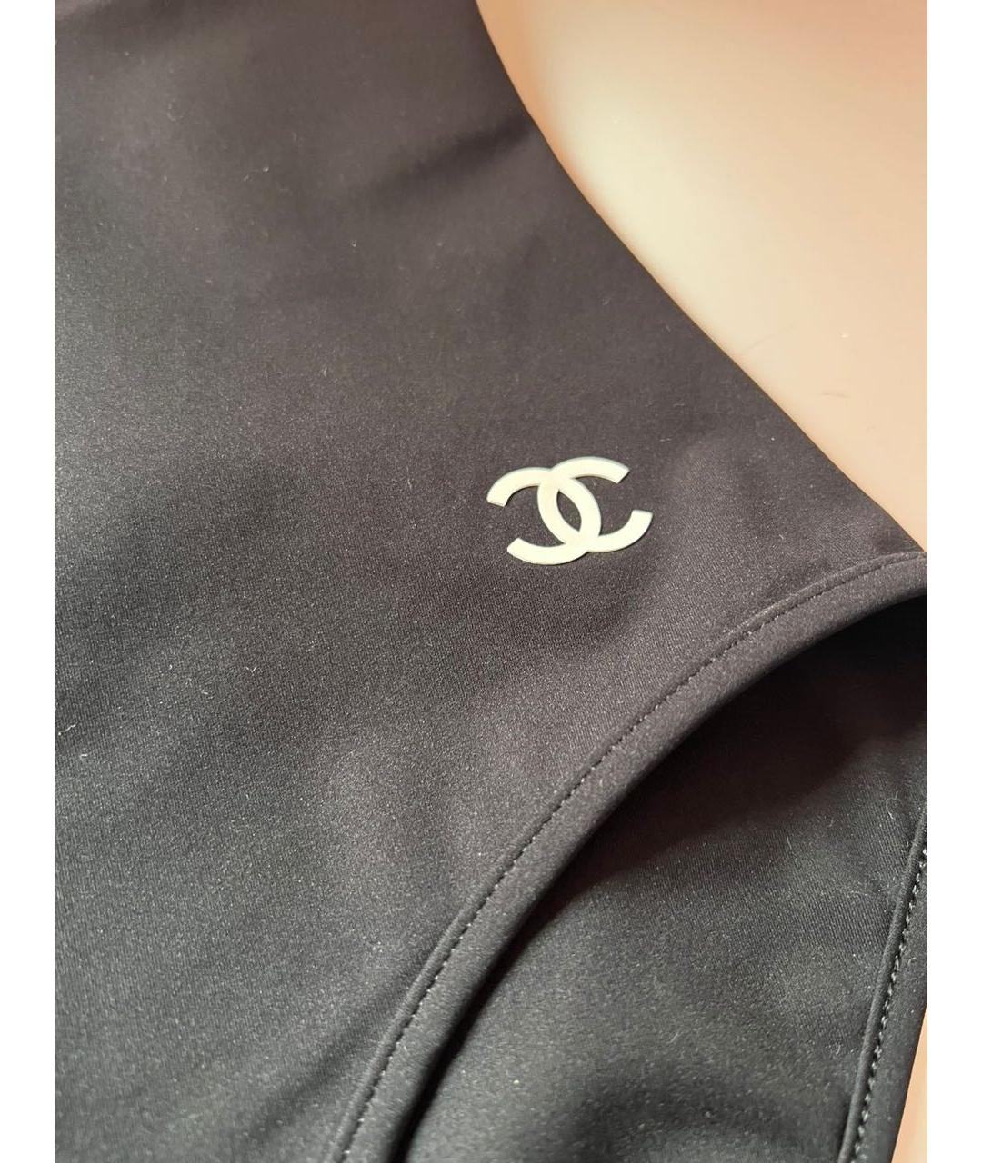 CHANEL Черный купальник, фото 2