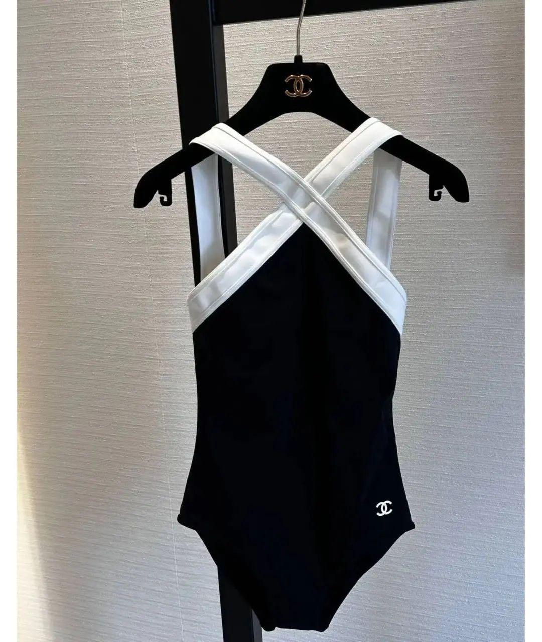 CHANEL Черный купальник, фото 3