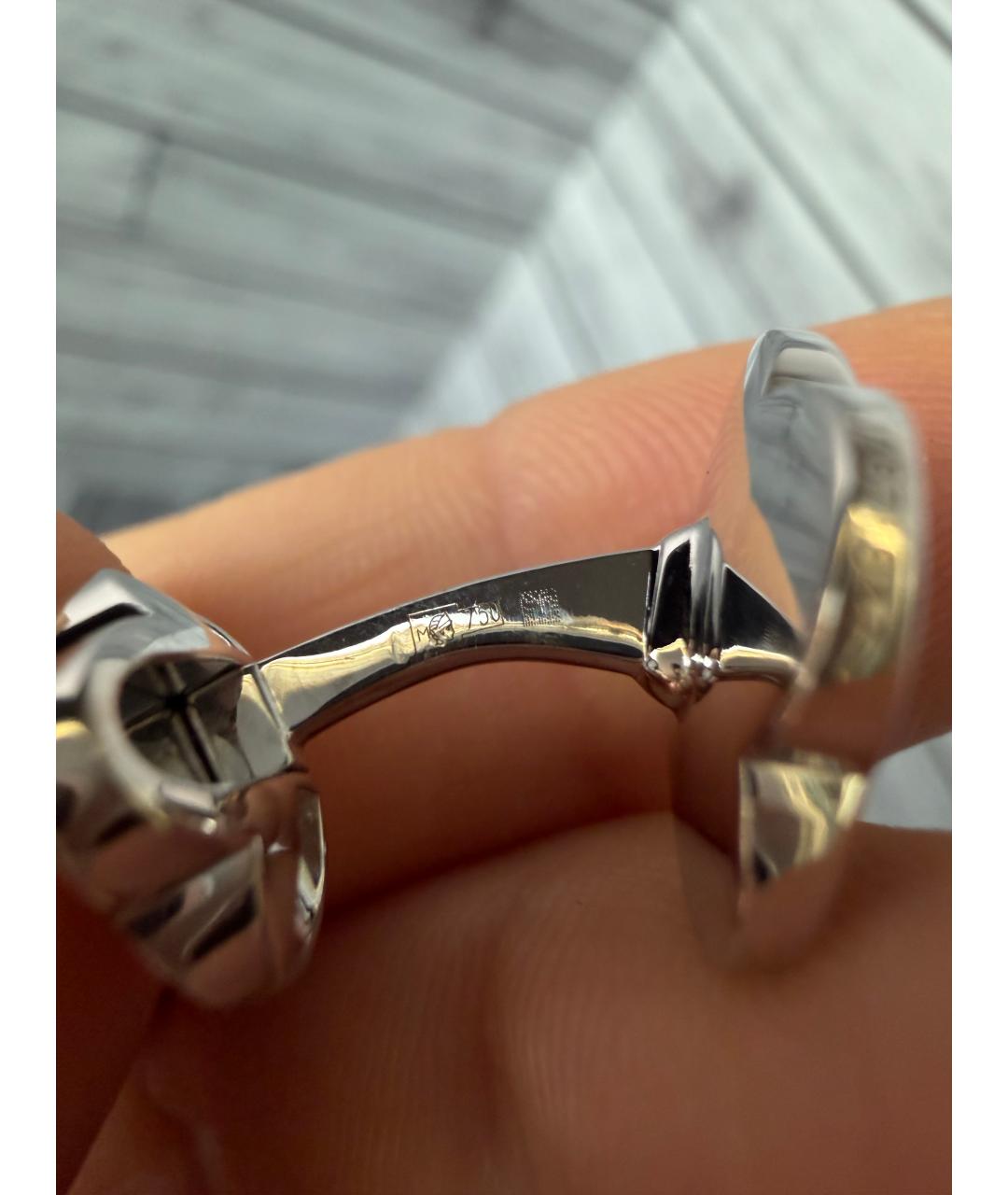 VAN CLEEF & ARPELS Черные запонки из белого золота, фото 6