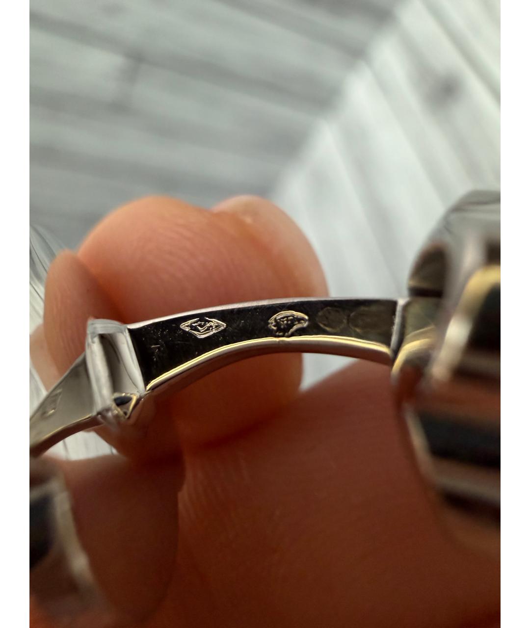 VAN CLEEF & ARPELS Черные запонки из белого золота, фото 7