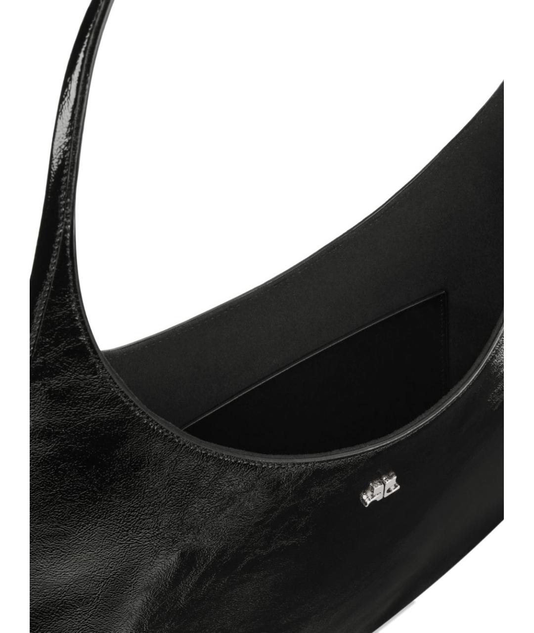 COURREGES Черная синтетическая сумка тоут, фото 4