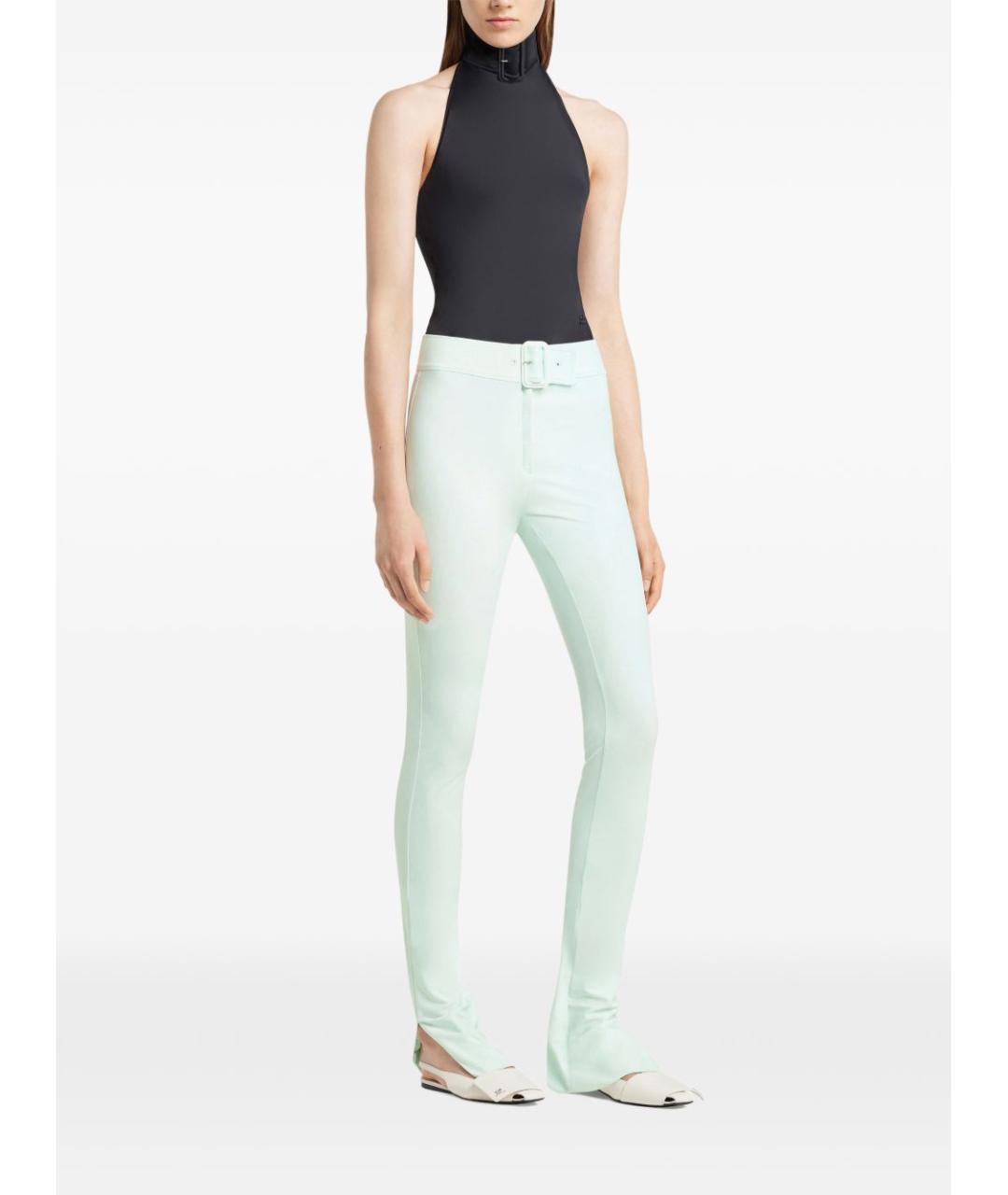 COURREGES Черная полиамидовая майка, фото 4