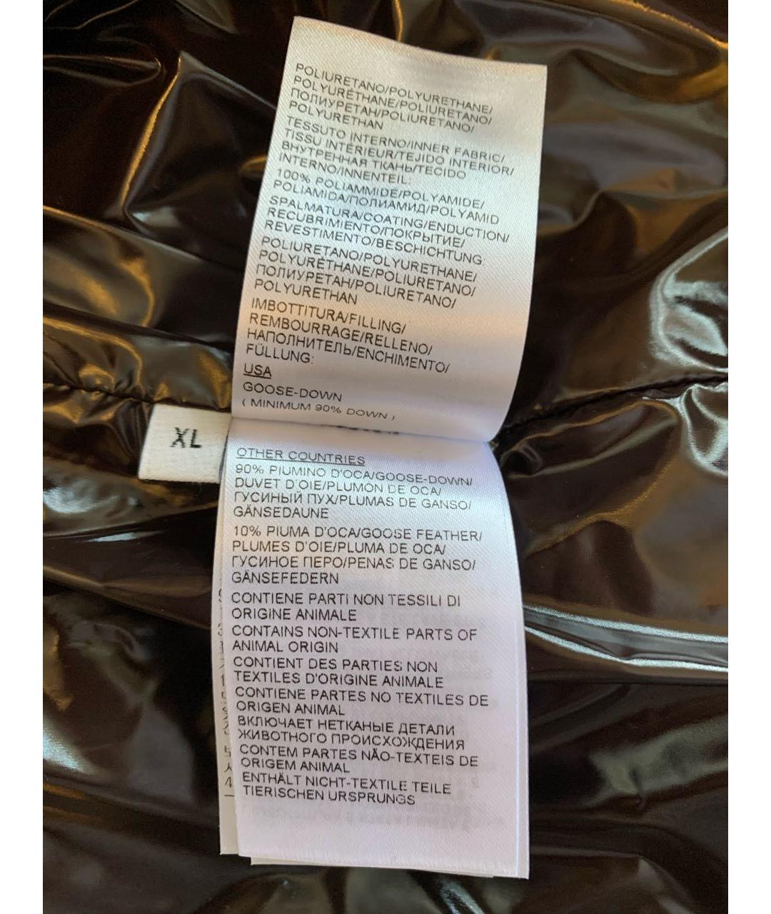 BOTTEGA VENETA Черный полиамидовый пуховик, фото 6