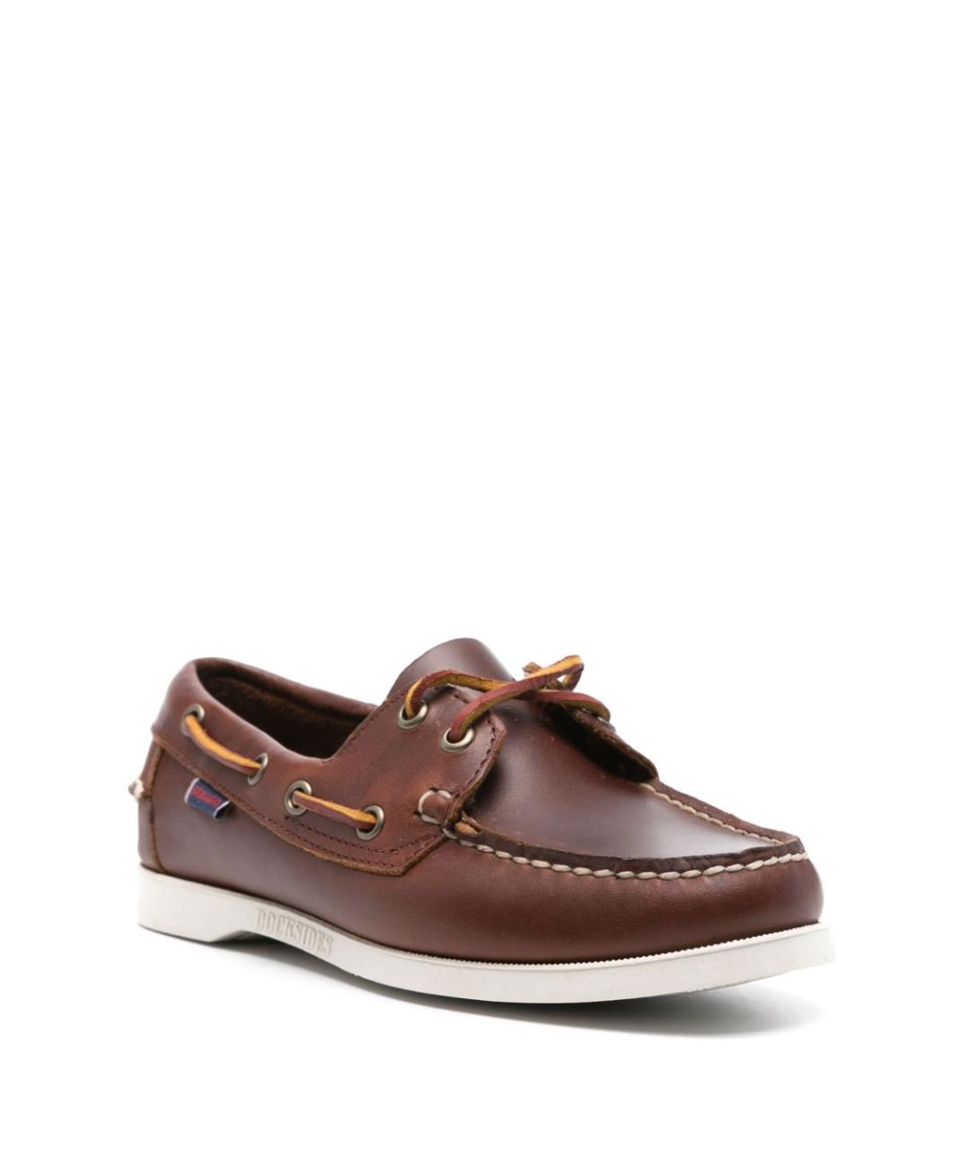 SEBAGO Коричневые кожаные лоферы, фото 4