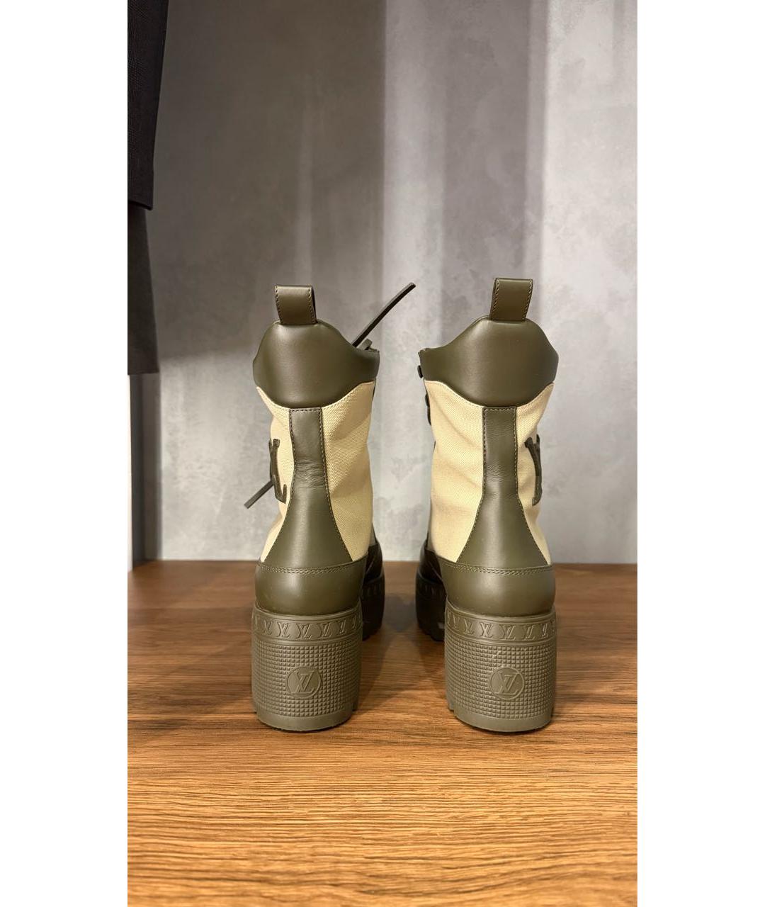 LOUIS VUITTON Мульти кожаные ботинки, фото 4