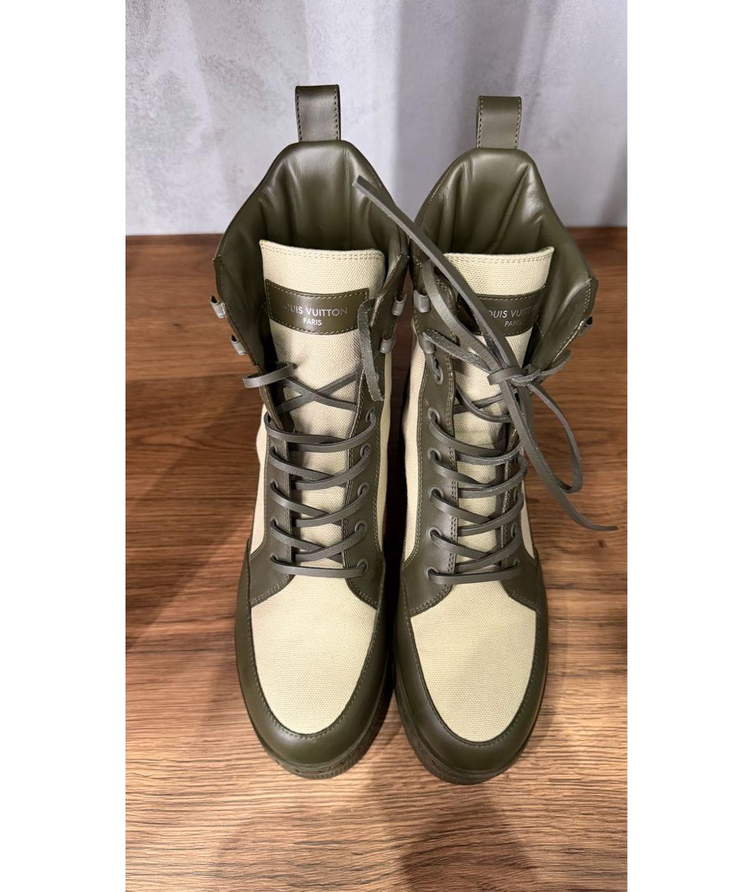 LOUIS VUITTON Мульти кожаные ботинки, фото 2