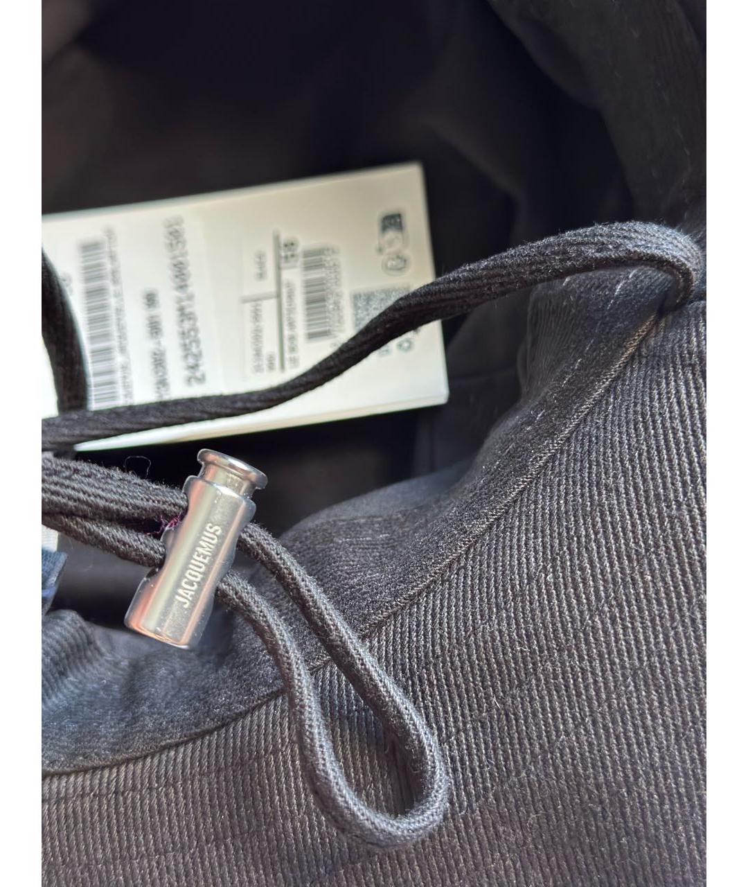 JACQUEMUS Черная хлопковая панама, фото 7