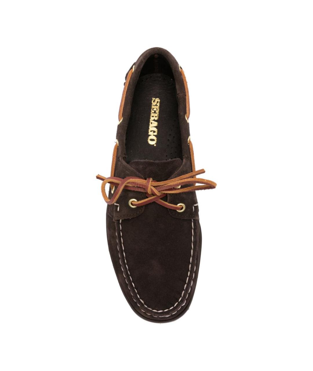 SEBAGO Коричневые замшевые лоферы, фото 3