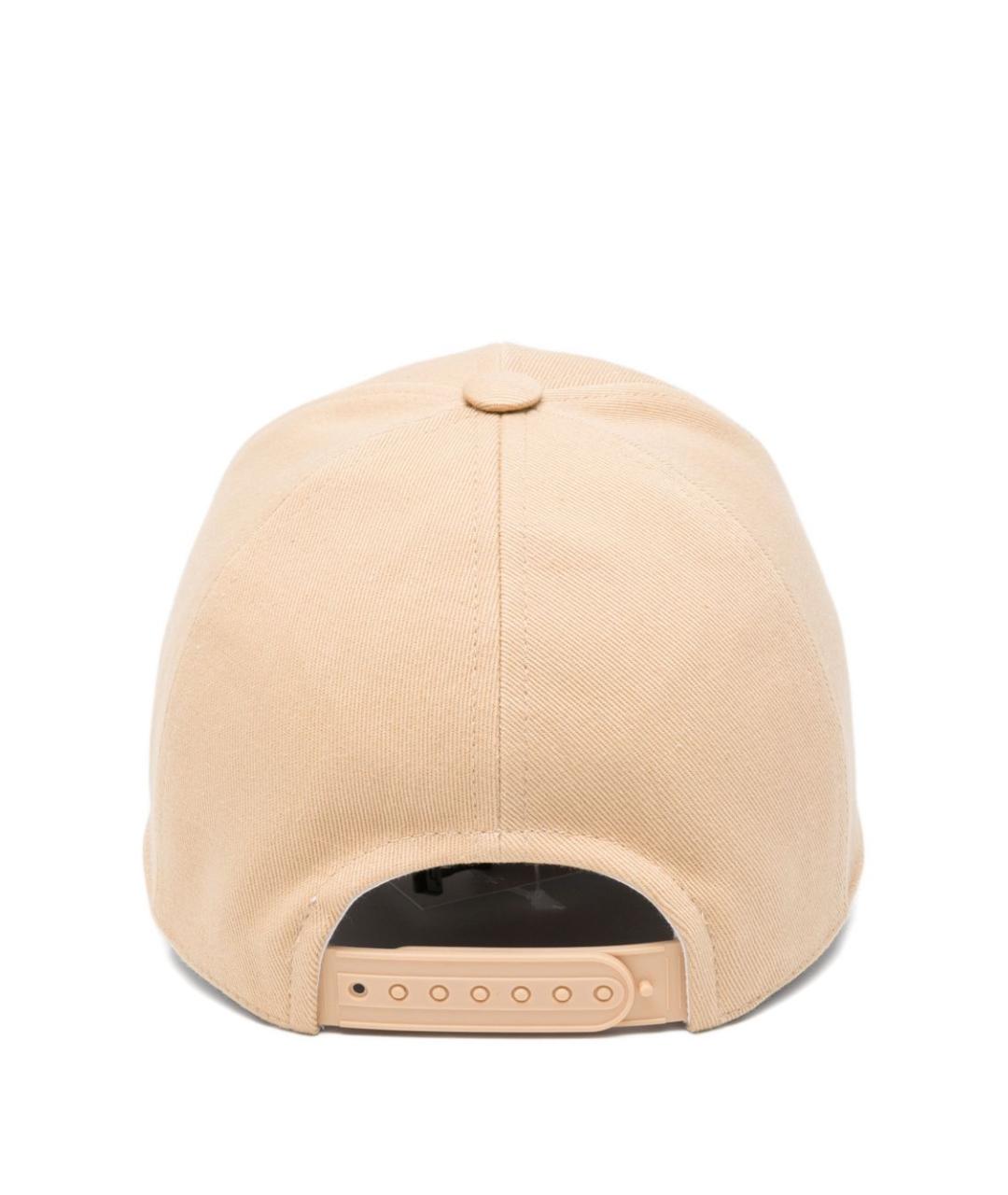 COURREGES Бежевая хлопковая кепка, фото 2