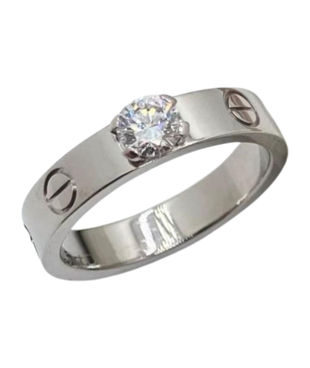 CARTIER Серебряное кольцо из белого золота, фото 1