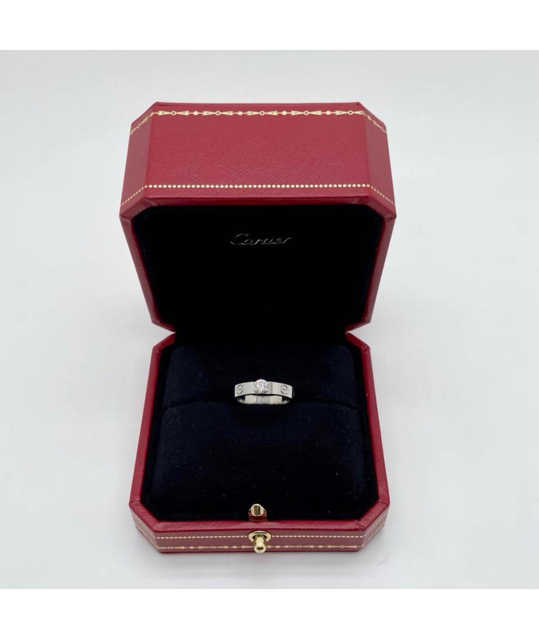 CARTIER Серебряное кольцо из белого золота, фото 2