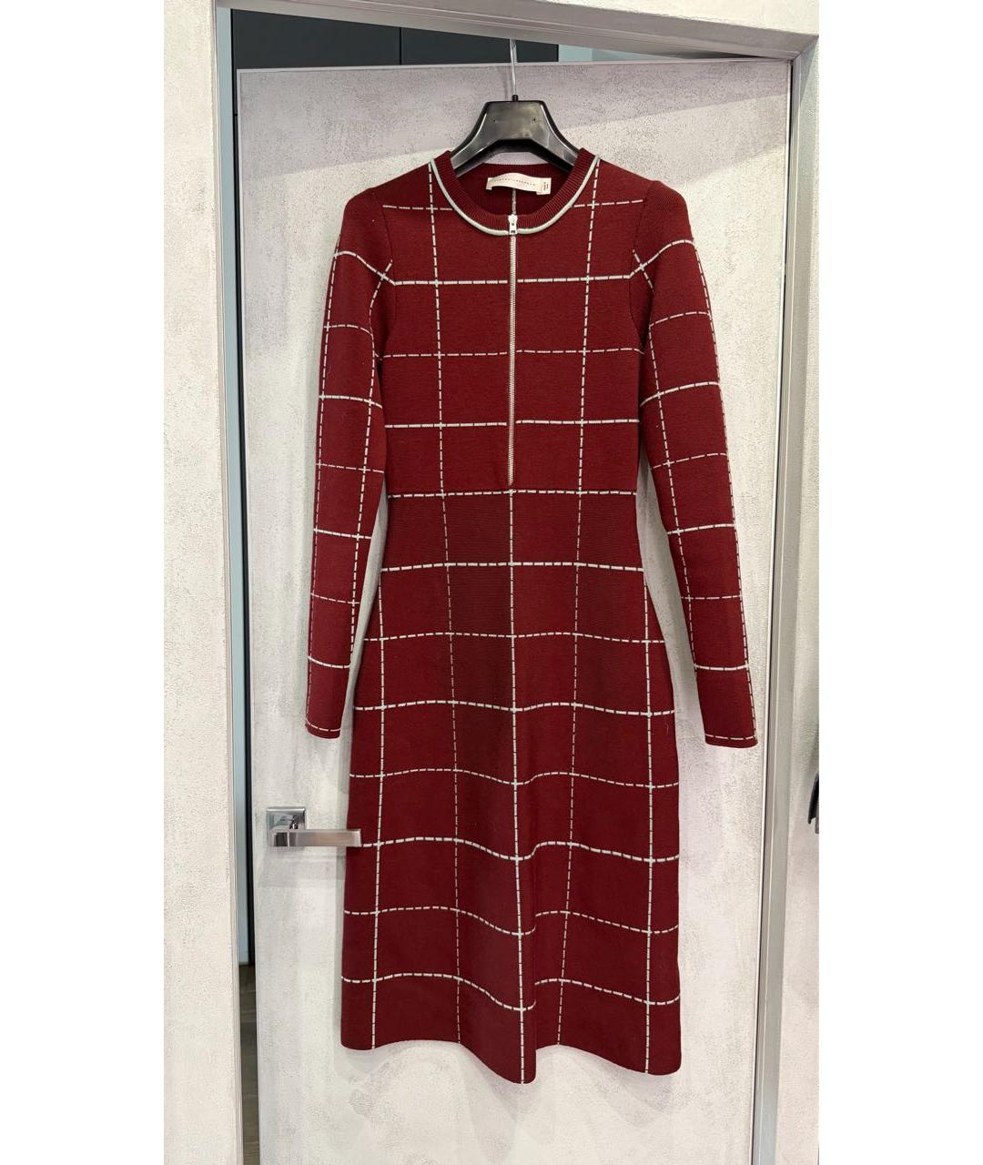 VICTORIA BECKHAM Мульти шерстяное платье, фото 6