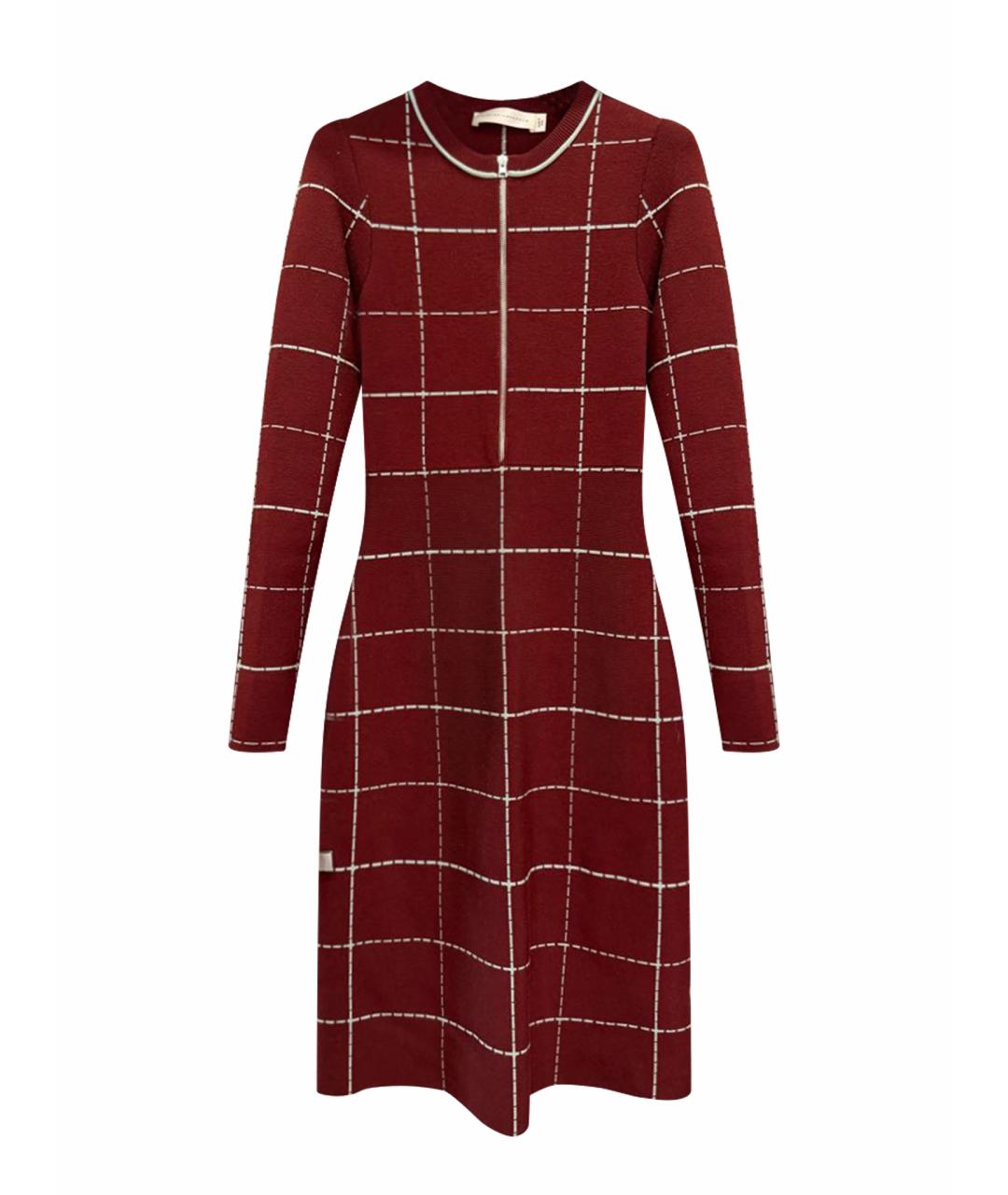 VICTORIA BECKHAM Мульти шерстяное платье, фото 1