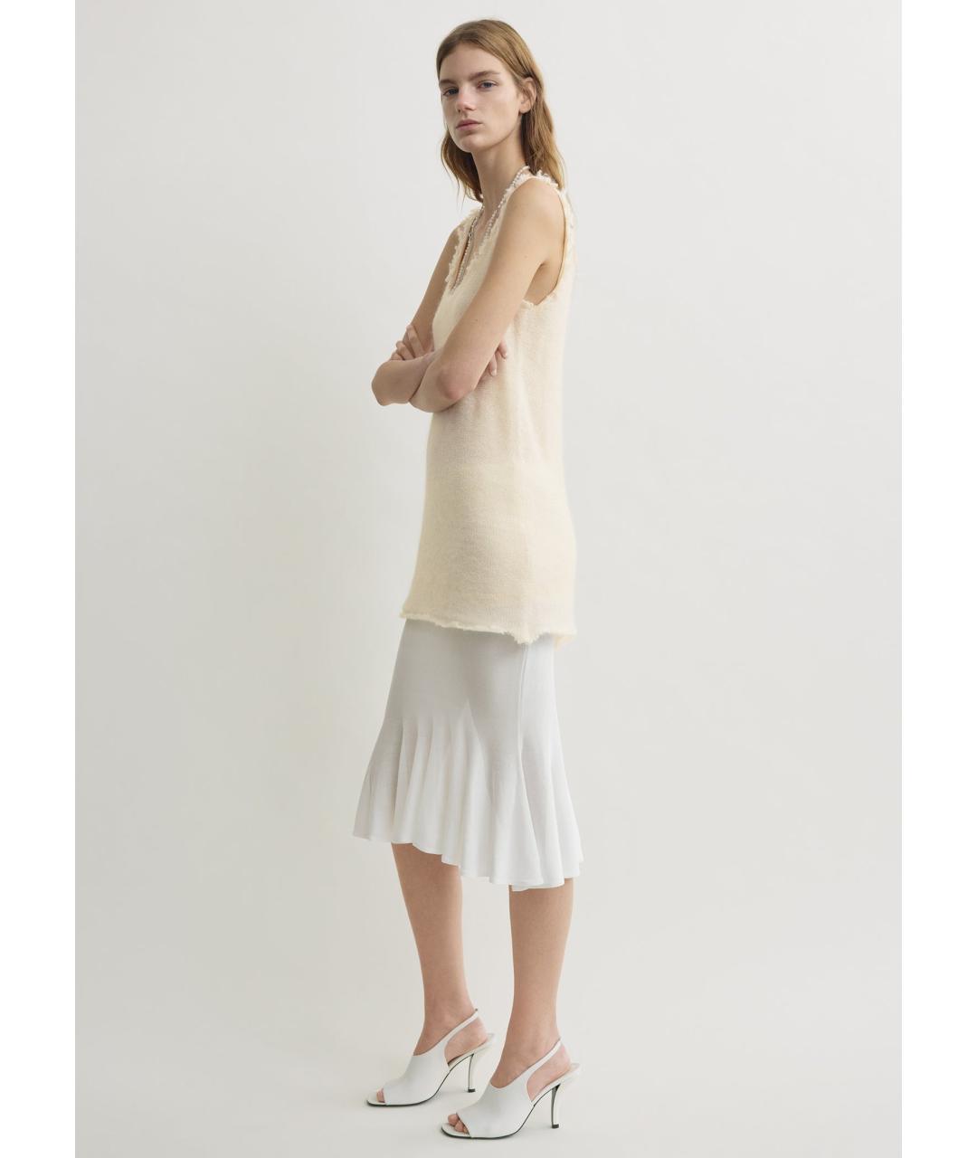 TOTEME Белая шерстяная майка, фото 4