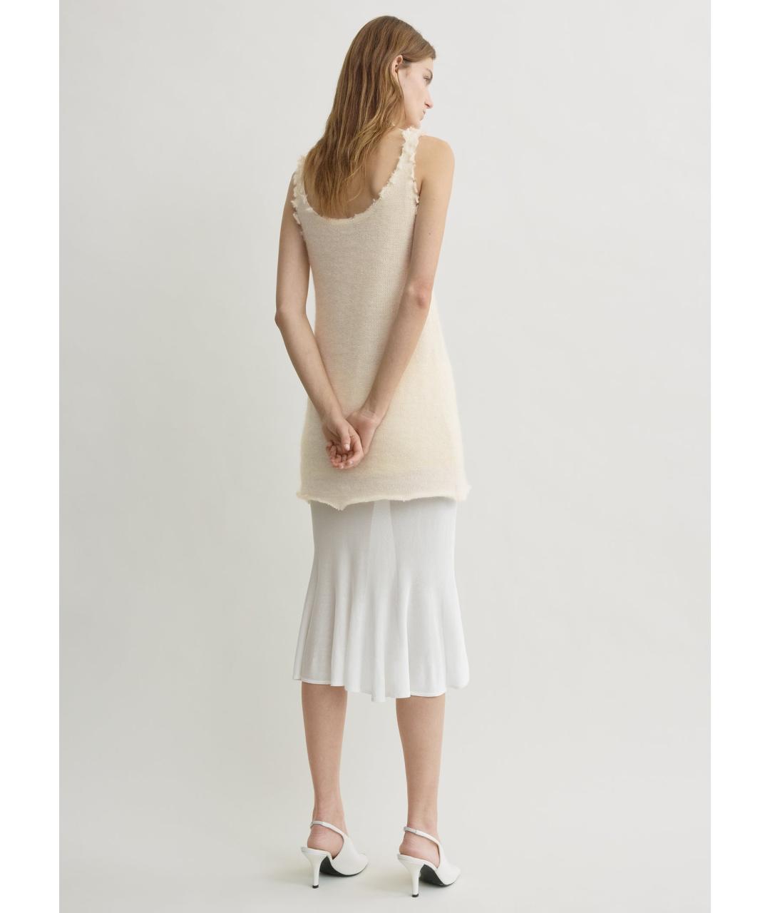 TOTEME Белая шерстяная майка, фото 3