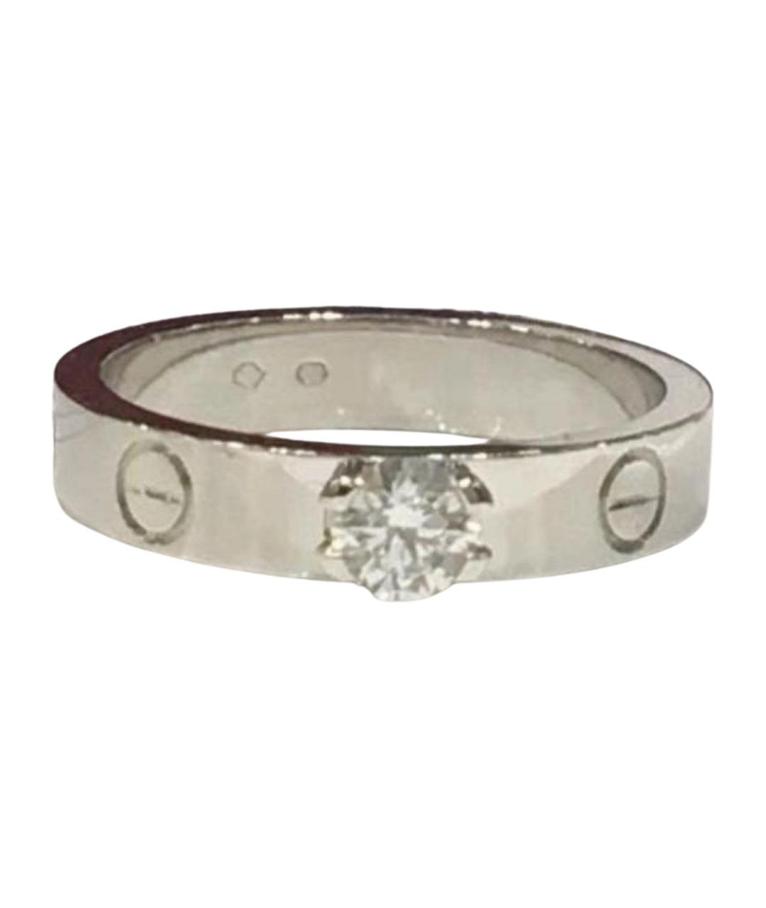 CARTIER Серебряное кольцо из белого золота, фото 1