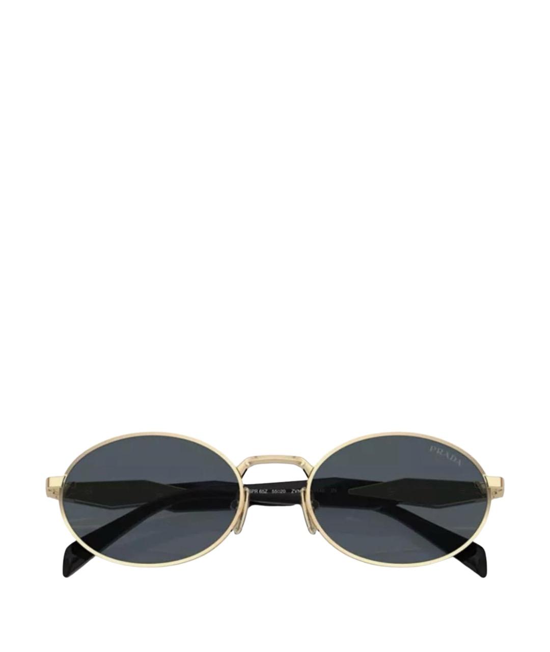 PRADA Коричневые пластиковые солнцезащитные очки, фото 7