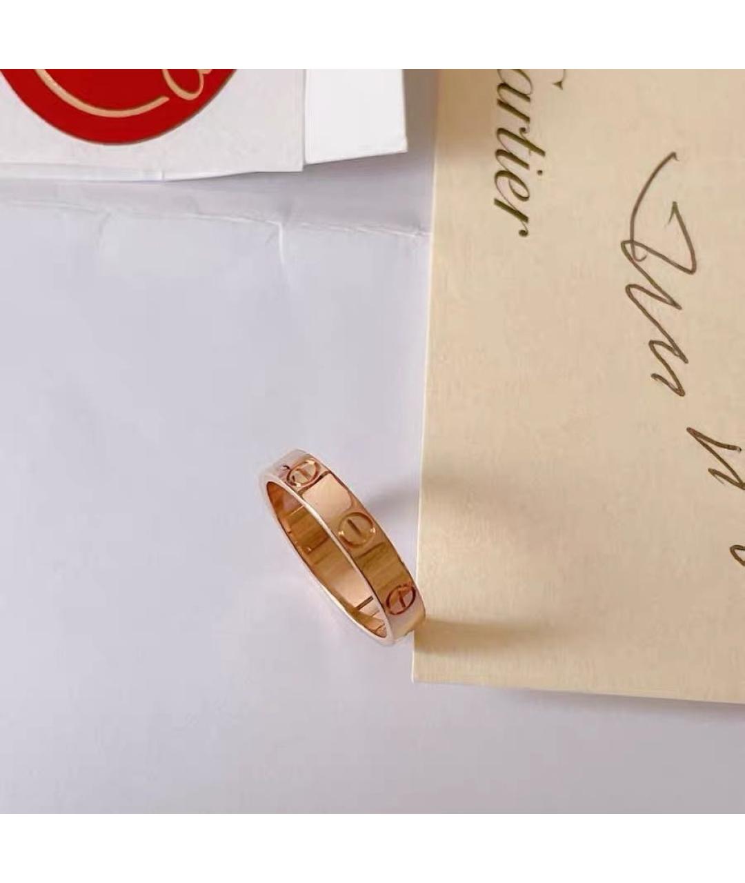 CARTIER Золотое кольцо из розового золота, фото 3