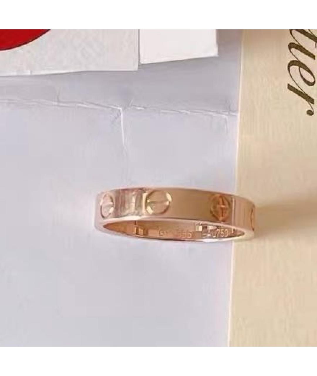 CARTIER Золотое кольцо из розового золота, фото 5